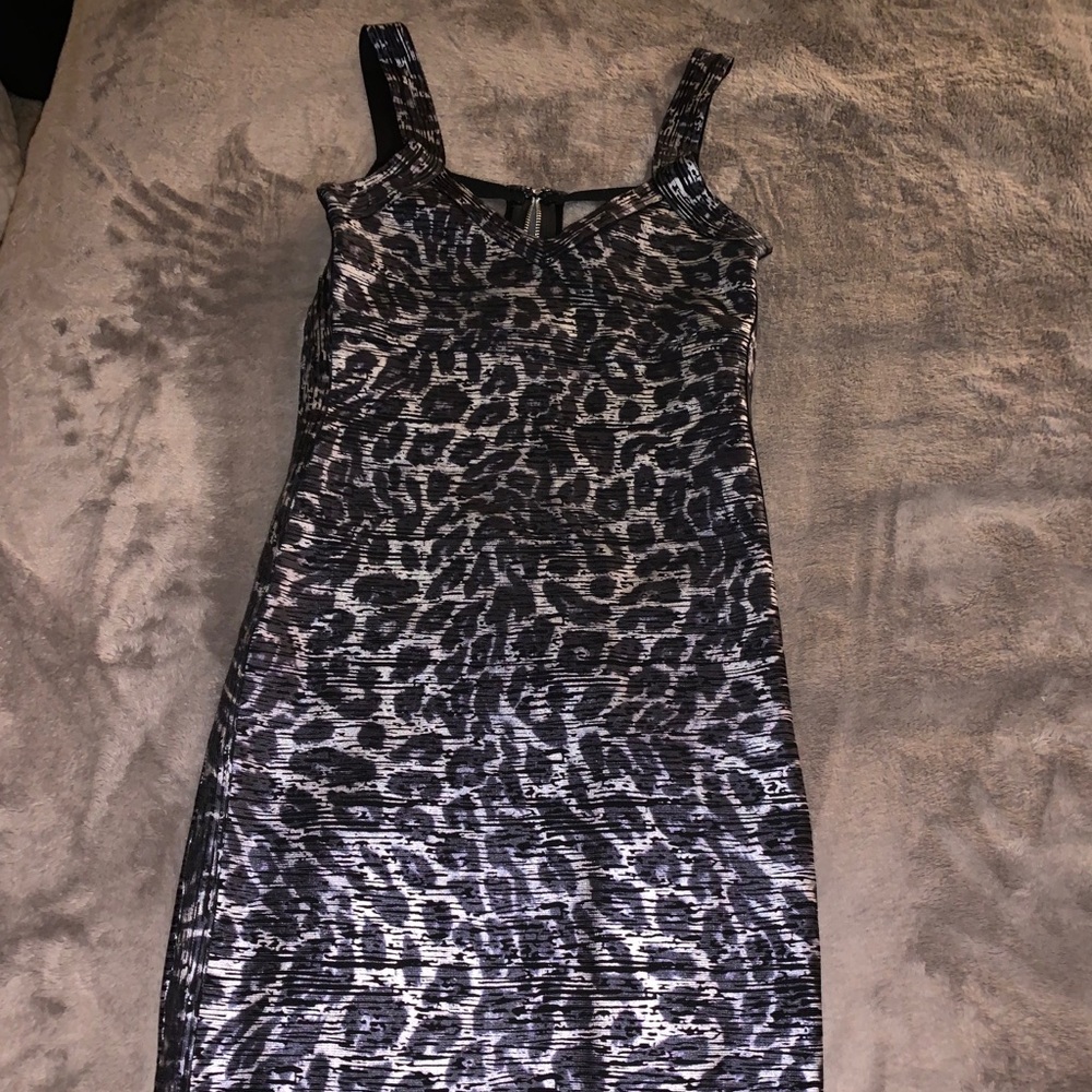 Bebe cheetah dress